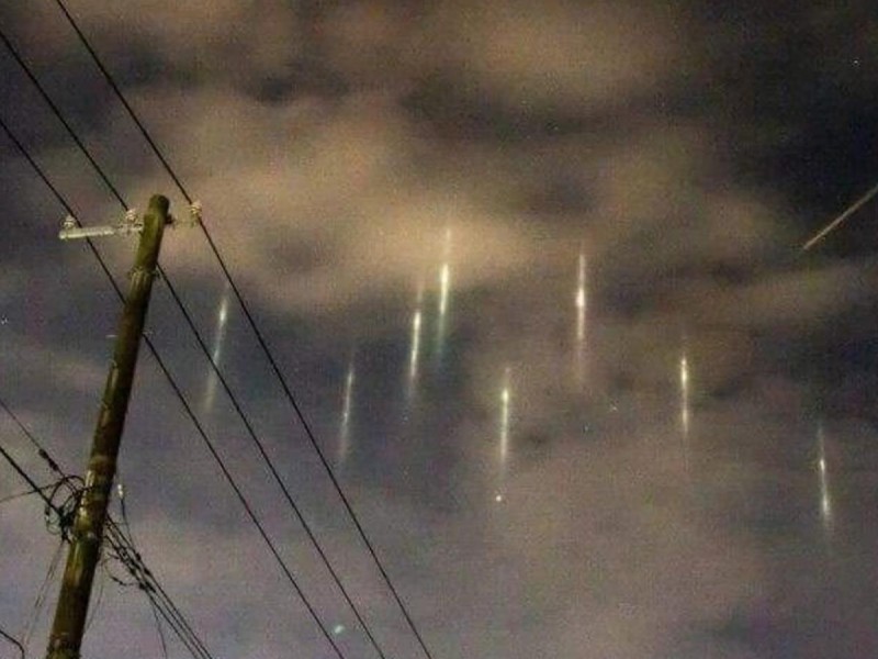 imagen de luces en el cielo de japon extraida de un video
