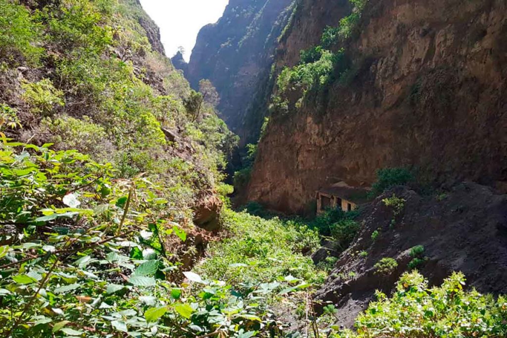 El Barranco de Badajoz, en el municipio de Güímar