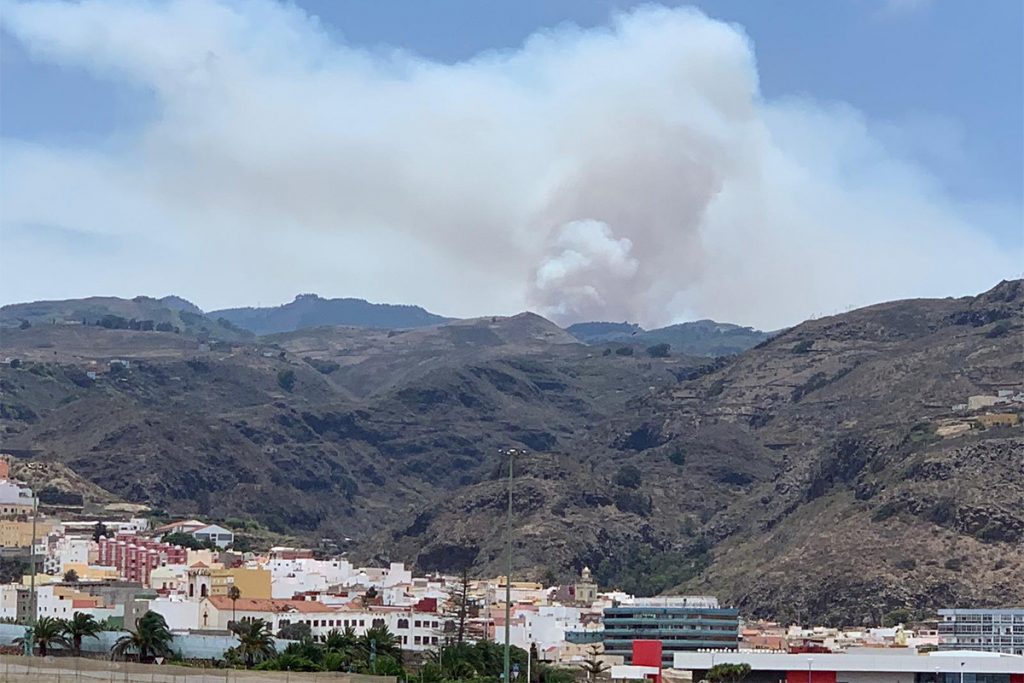 INCENDIO ARTENARA GRAN CANARIA