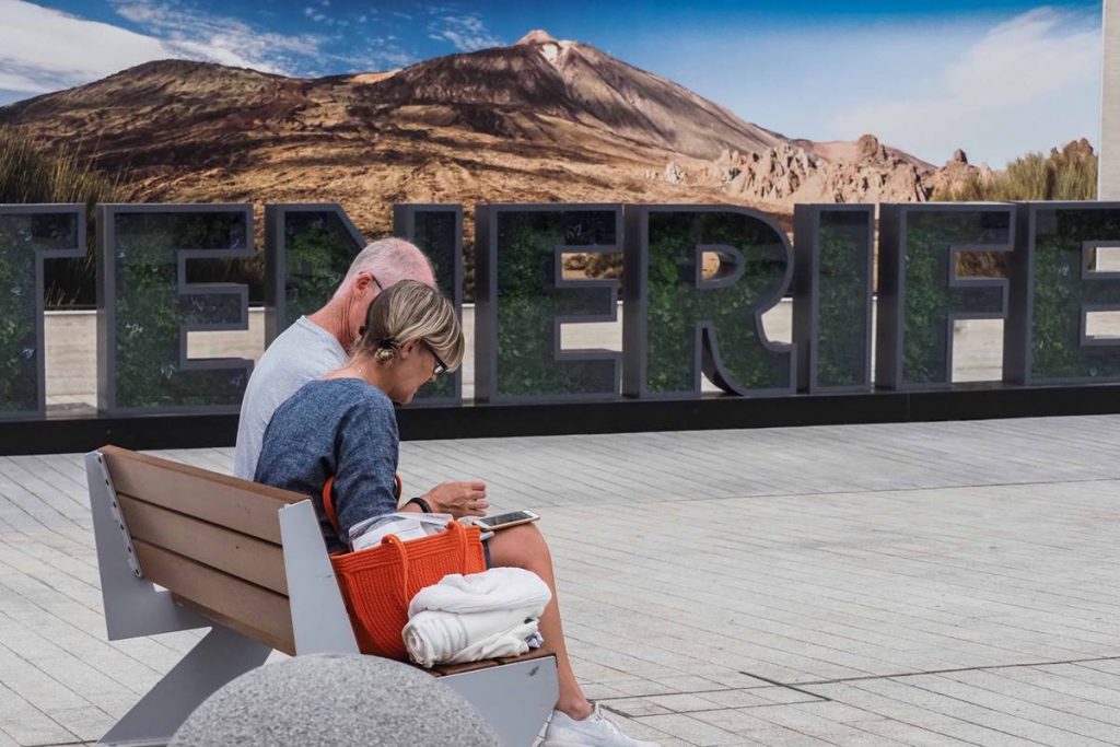 Turistas en Tenerife