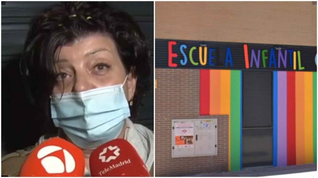 Directora de la escuela infantil de Fuenlabrada. Captura de pantalla de Telemadrid