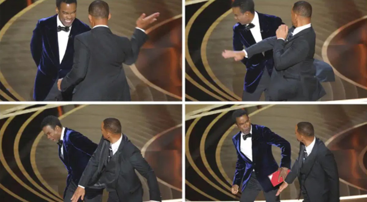 El bofetón de Will Smith a Chris Rock en el escenario de los Oscar pasará a la historia de los Oscar