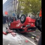 Aficionados marroquíes provocan graves disturbios en Bruselas tras ganar a Bélgica