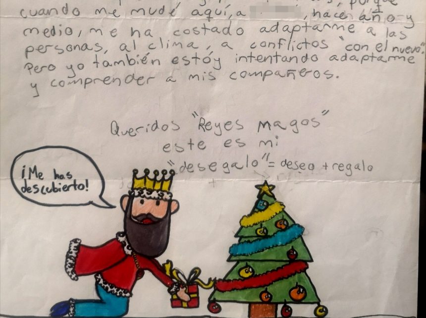 La desgarradora carta a los Reyes Magos de un niño que sufre acoso escolar