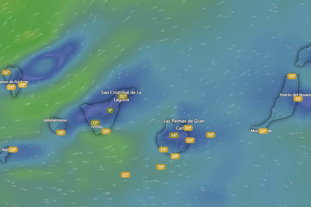 El tiempo en Canarias