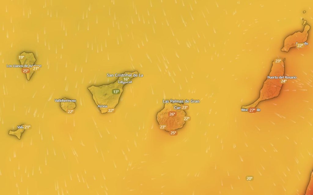 Calima y calor en Canarias según la Aemet
