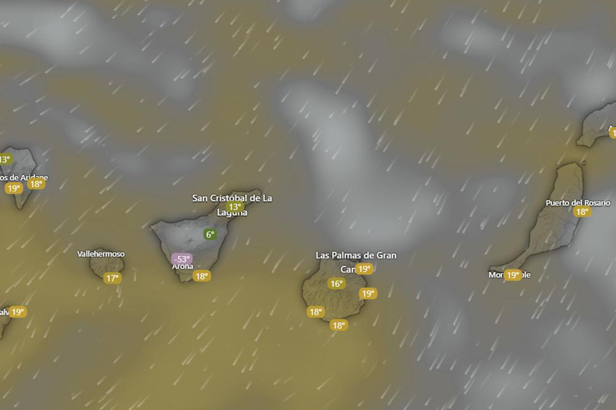 El tiempo en Canarias Aemet