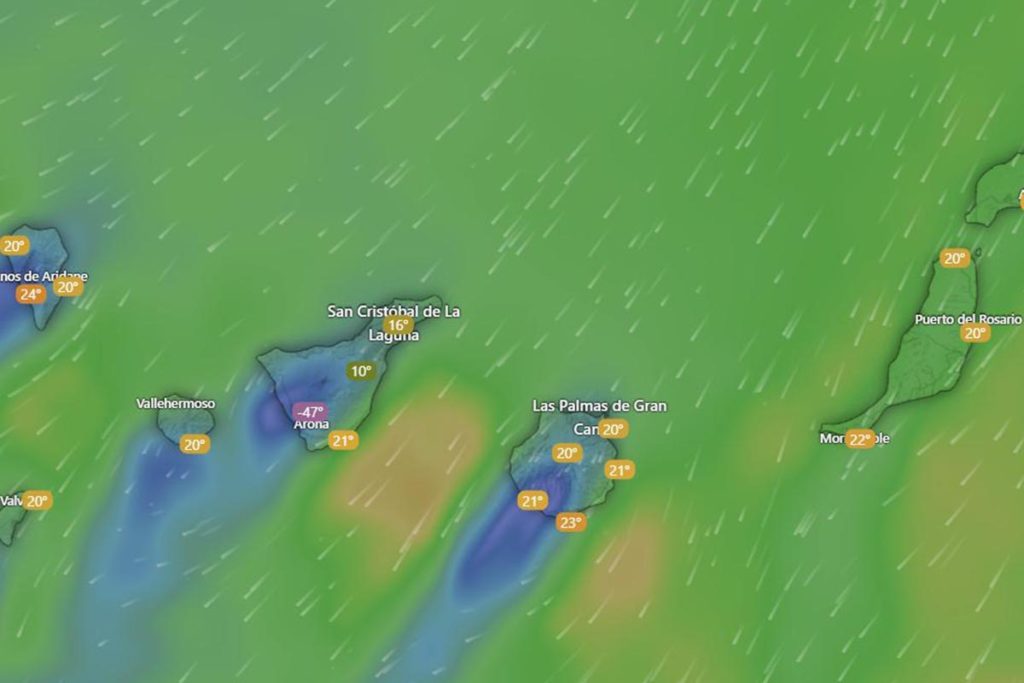 El tiempo en Canarias por la Aemet