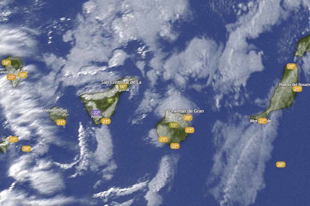 El tiempo en Canarias Aemet