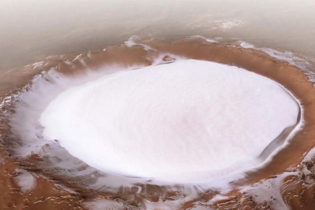 Imágenes de los cráteres de Marte