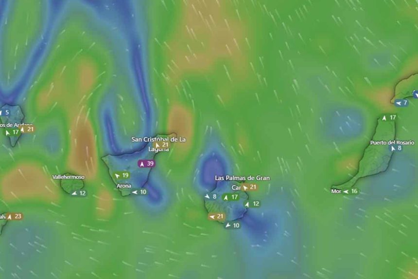 tiempo canarias aemet borrasca