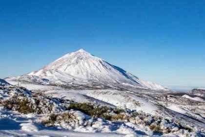 nieve teide Canarias AEMET tiempo