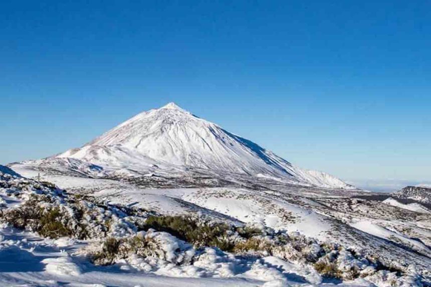 nieve teide Canarias AEMET tiempo