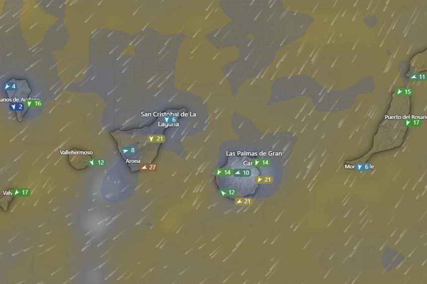 tiempo canarias DANA AEMET