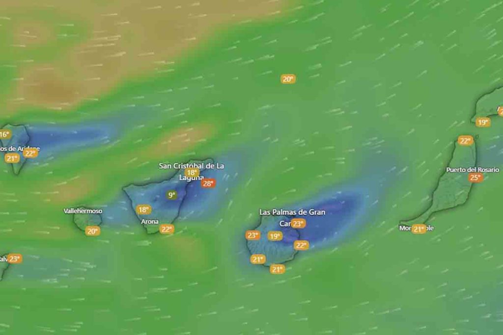 el tiempo Canarias AEMET