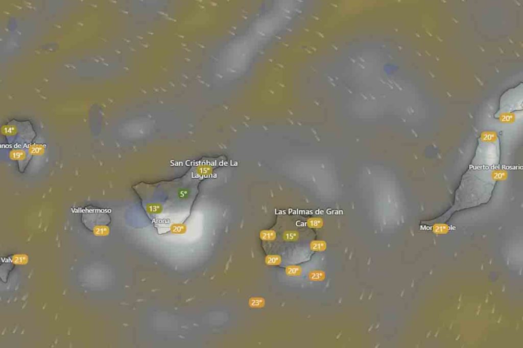 el tiempo Canarias AEMET