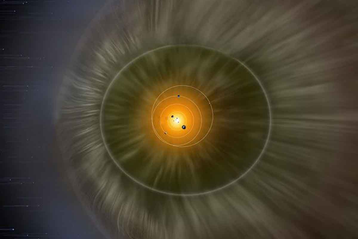científicos muro espacio planeta
