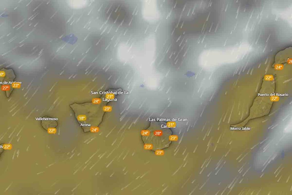 El tiempo en Canarias AEMET