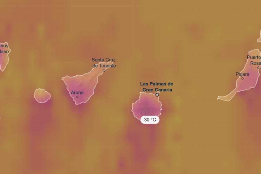 Avisos AEMET el tiempo Canarias