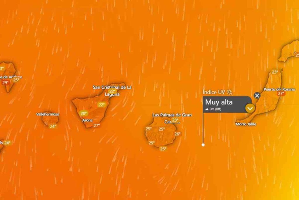 El tiempo en Canarias AEMET