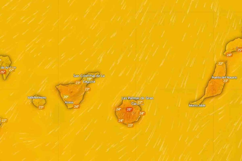 Prealertas en Canarias AEMET tiempo