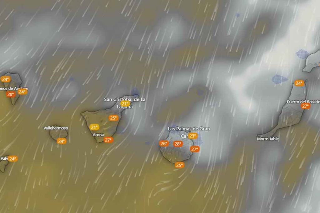 Avisos AEMET tiempo Canarias
