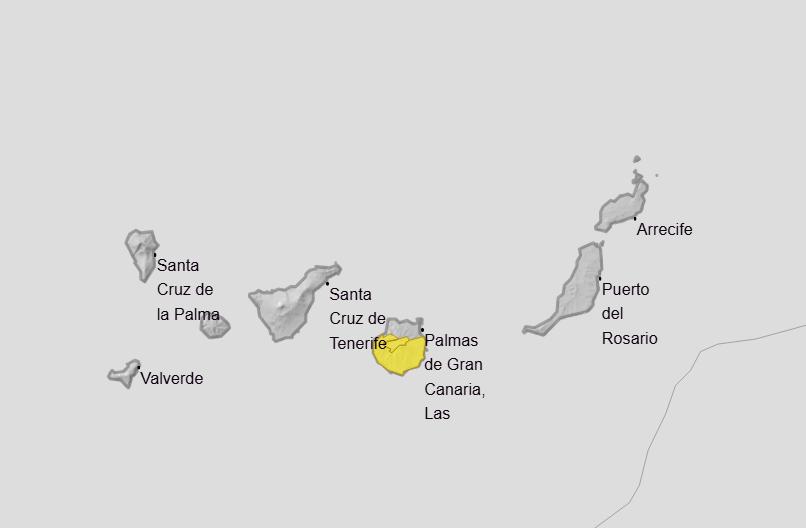 Avisos AEMET Canarias el tiempo
