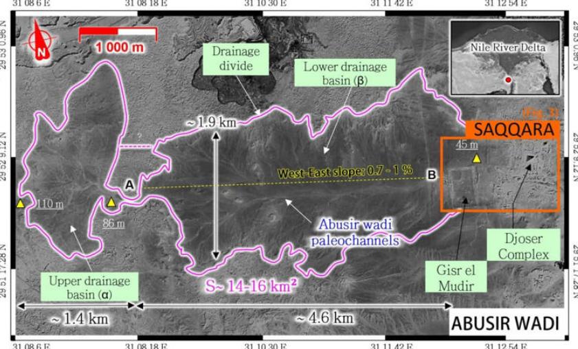 Sobre el posible uso de fuerza hidráulica para ayudar en la construcción de la pirámide escalonada de Saqqara por los arqueólogos