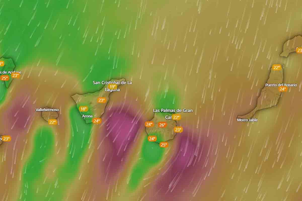 Nuevo aviso AEMET el tiempo Canarias