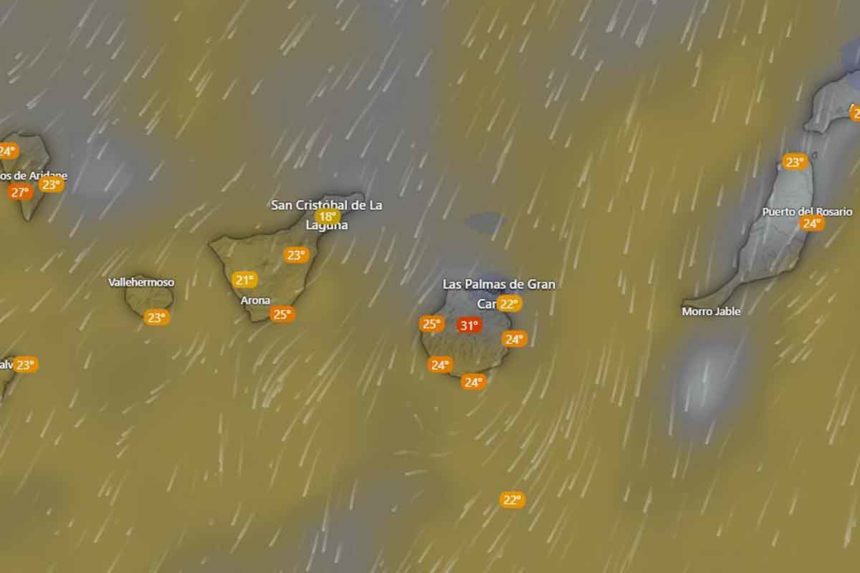 El tiempo en Canarias AEMET