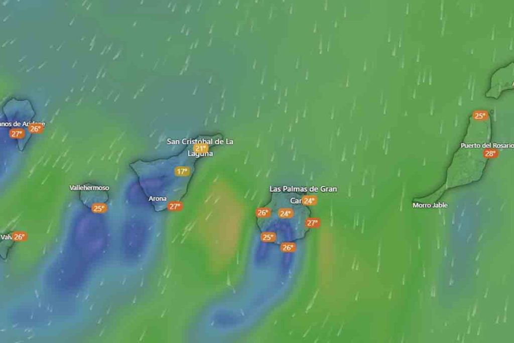 El tiempo en Canarias AEMET