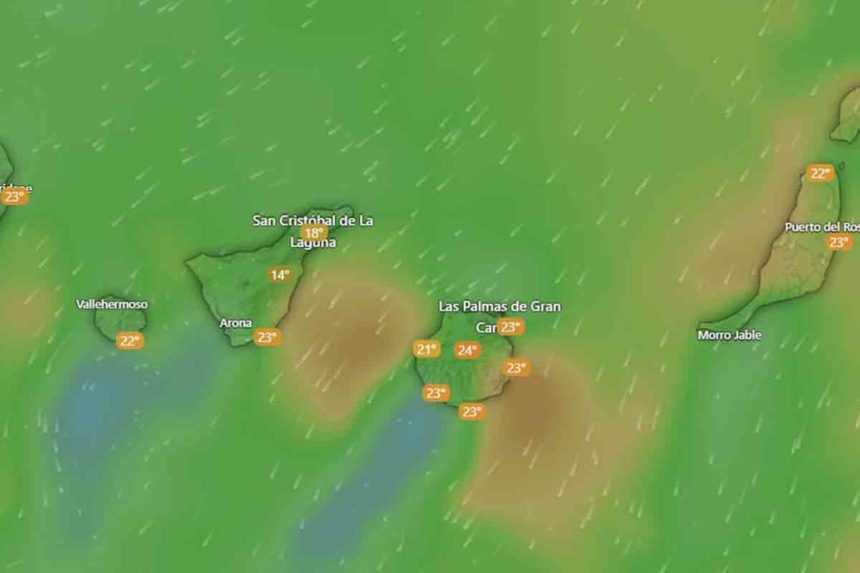 El tiempo en Canarias AEMET prealerta