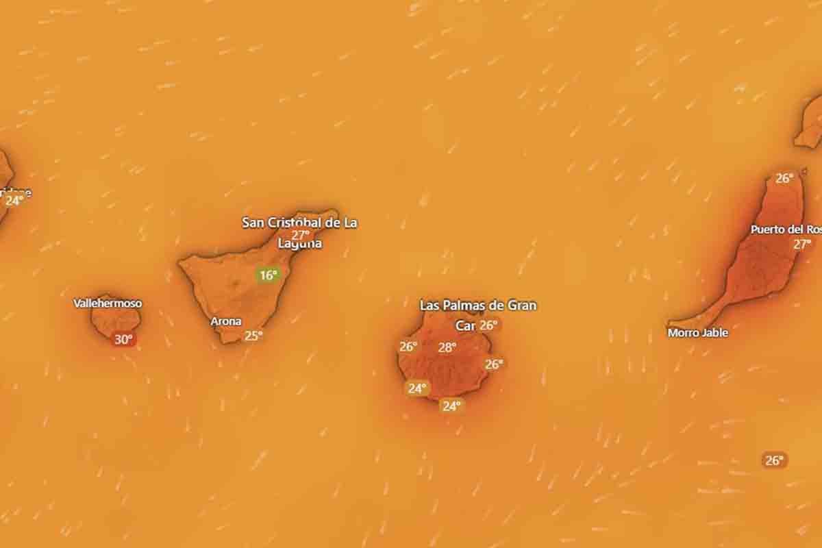 El tiempo en Canarias AEMET