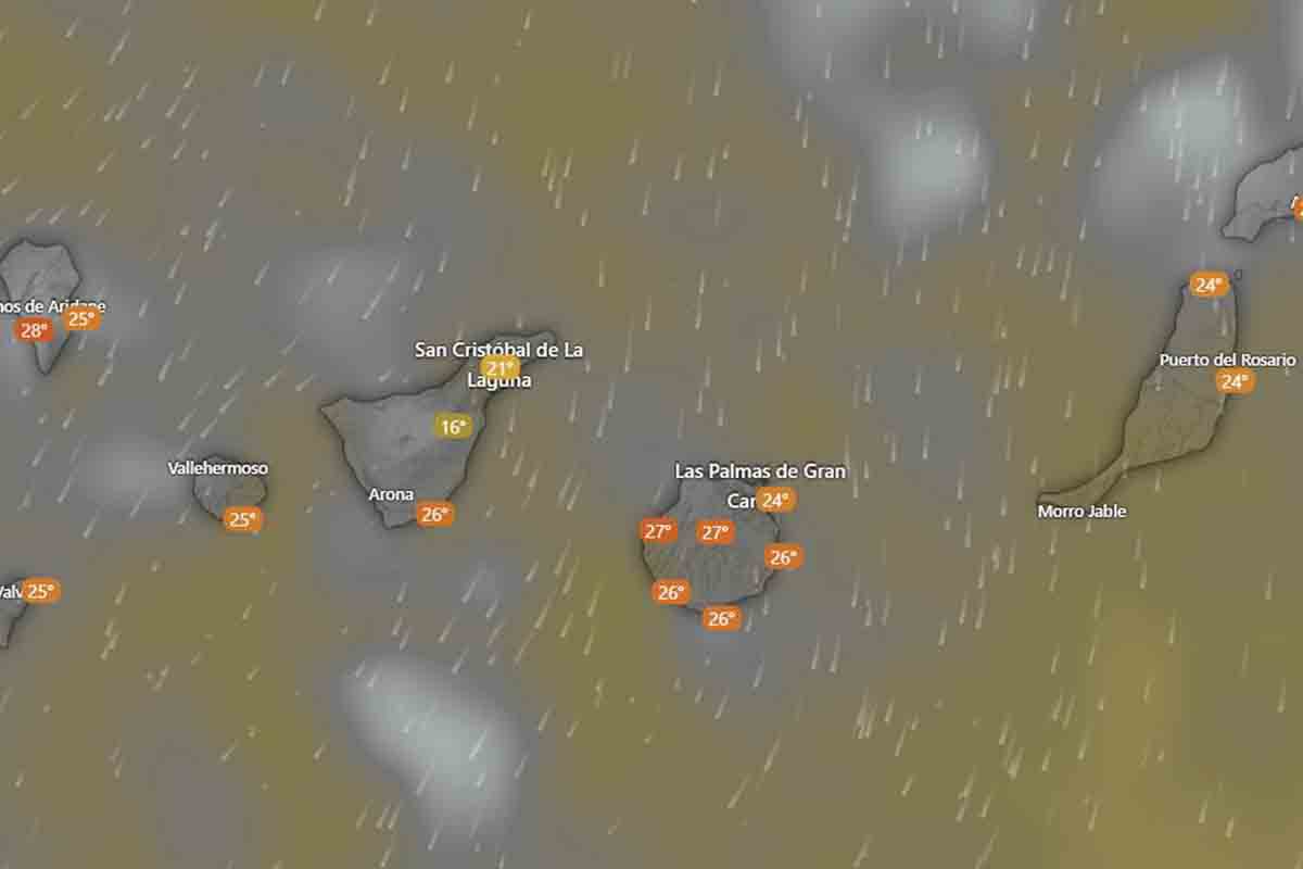 El tiempo en Canarias AEMET