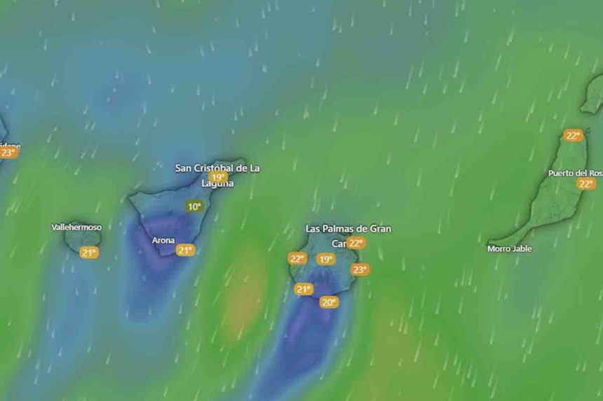 El tiempo en Canarias AEMET