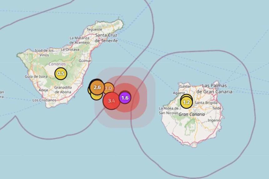 Terremotos en Canarias Tenerife sismos