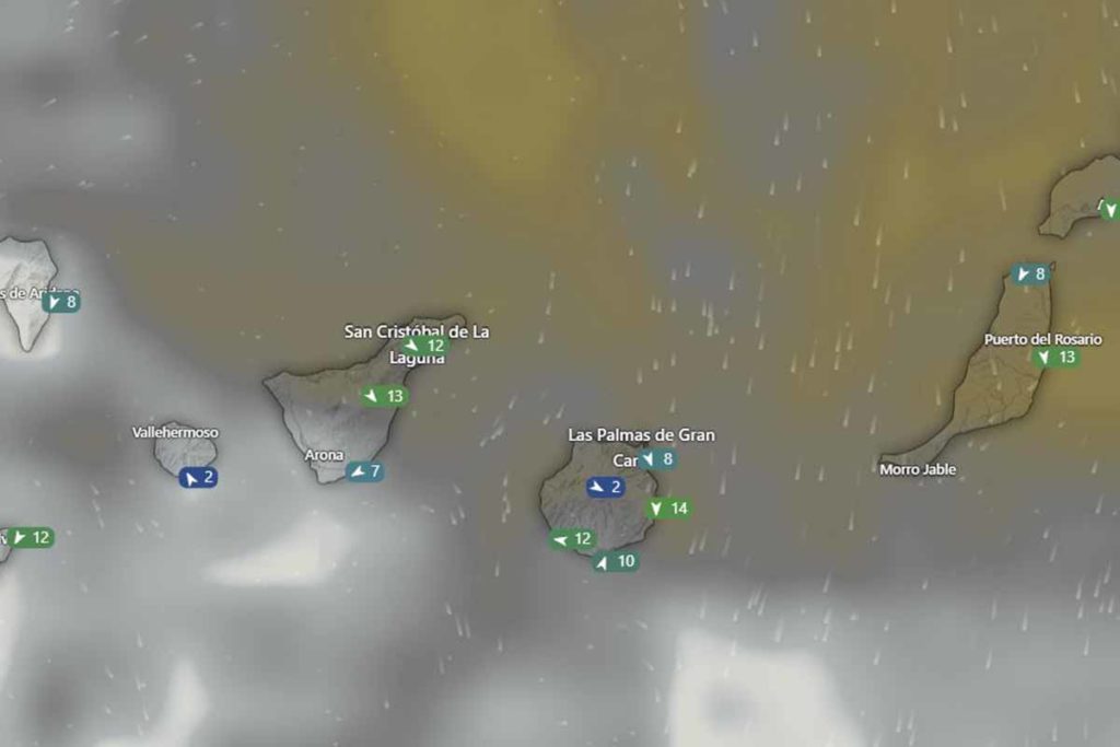 El tiempo en Canarias AEMET lluvias