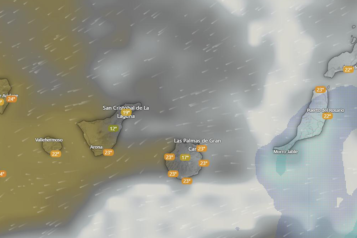 El tiempo en Canarias por la AEMET