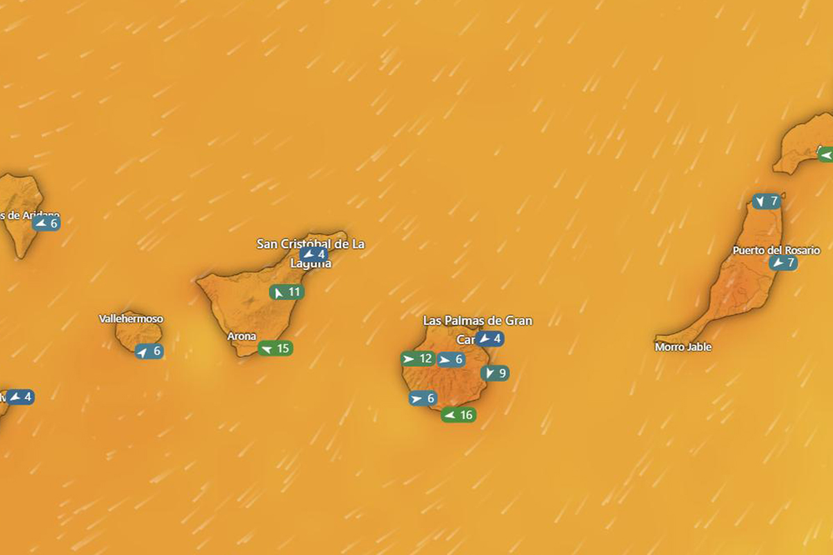 El tiempo en Canarias AEMET