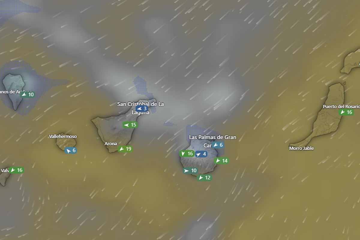Aviso amarillo por mal tiempo en Canarias - AEMET