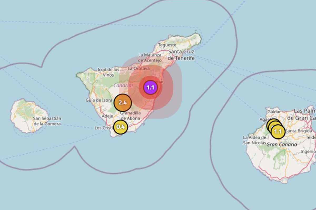 Terremotos en Canarias sísmicos - IGN