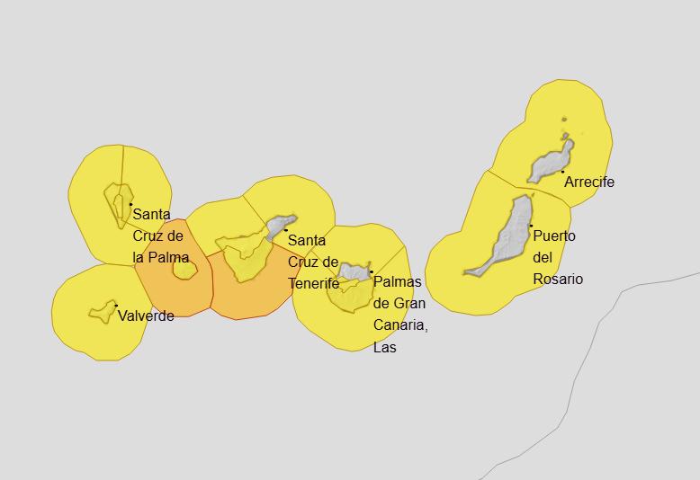 Avisos meteorológicos en Canarias - AEMET