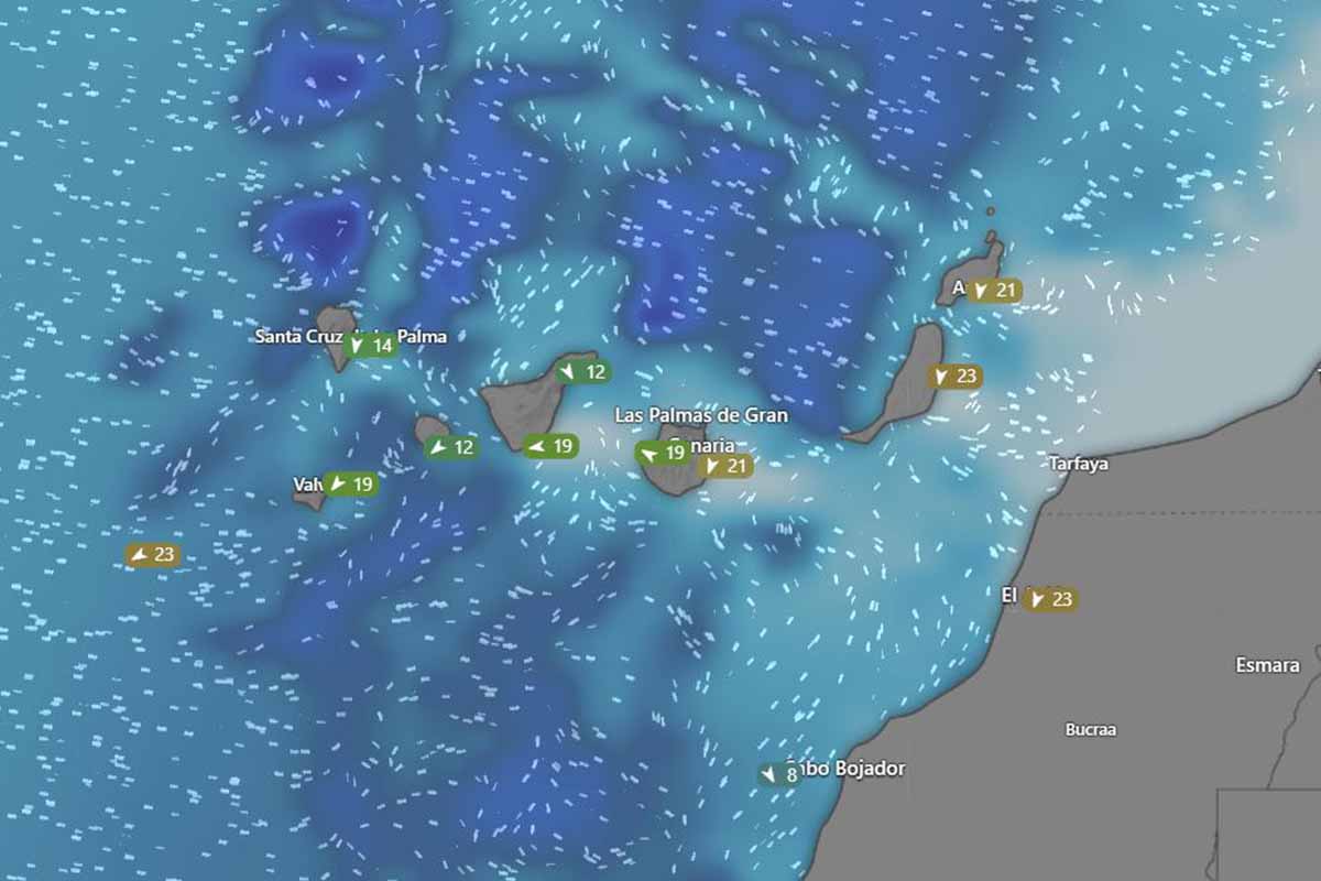 Prealerta por viento en Canarias con rachas fuertes y mala mar - AEMET