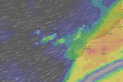 Avisos de la AEMET por viento y lluvias en Canarias