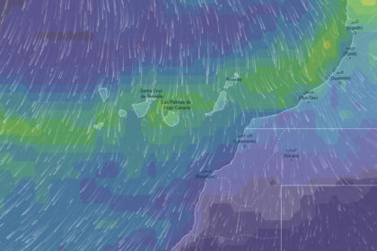 Canarias presenta cielos nubosos, viento del nordeste y lluvias débiles en varias islas durante un episodio de inestabilidad en el tramo final de la semana.