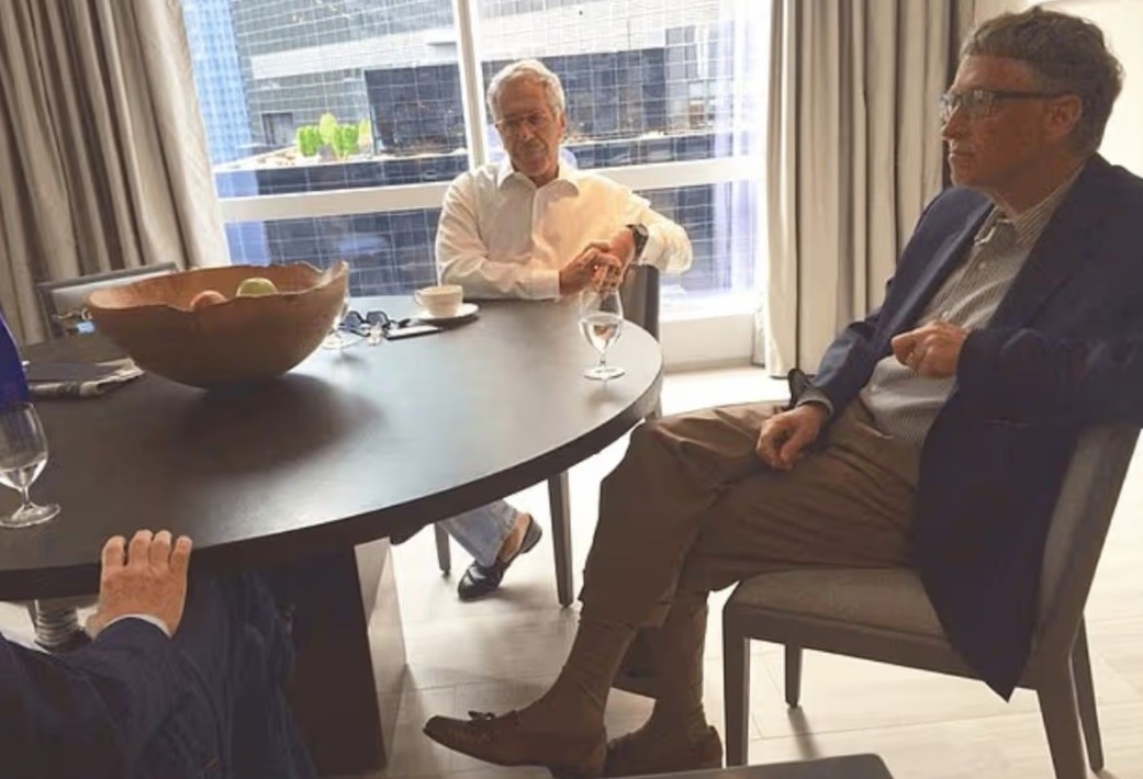 Epstein y Bill Gates juntos