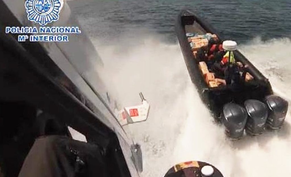 Imagen de narcolanchas intervenidas en Canarias durante la Operación Sombra Negra contra una red que transportaba toneladas de cocaína por el Atlántico.