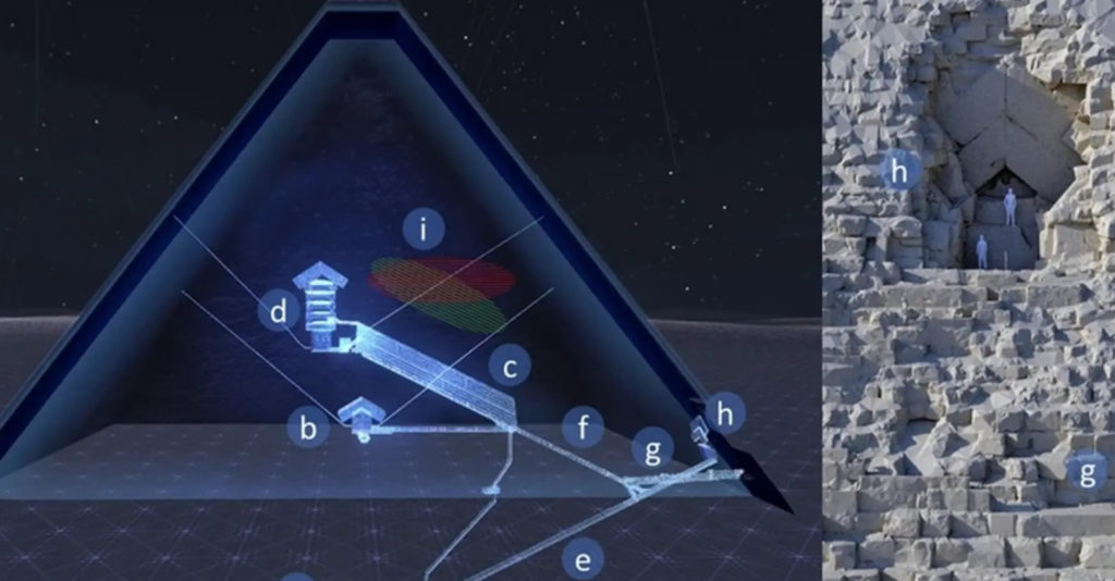 Reaviva un viejo enigma de Giza: hallan pruebas de una posible segunda entrada en la pirámide de Menkaure