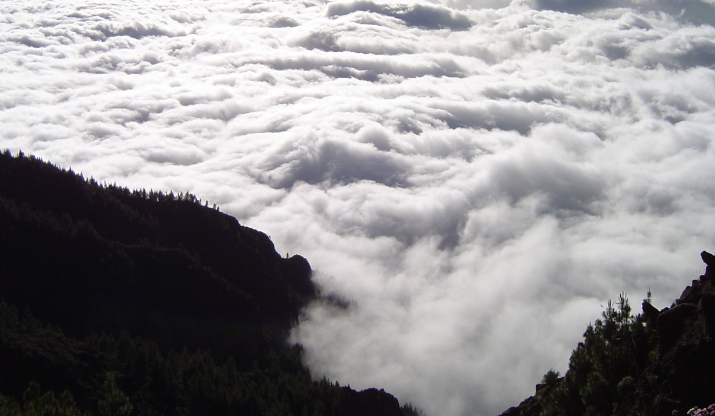 La cascada de nubes que cae sobre Tenerife: la combinación de alisios, relieve e inversión térmica que la hace única - ISS
