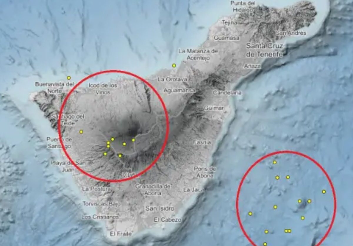 Mapa de terremotos en Canarias - IGN